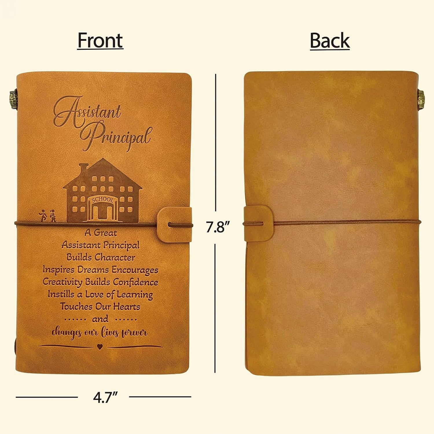 New Principal Gift, Assistant Principal Gift, Principal Journal Notebook, Gift for School Principal Women, Assistant Principal Leather Journal, Female Assistant Principal Appreciation Christmas
