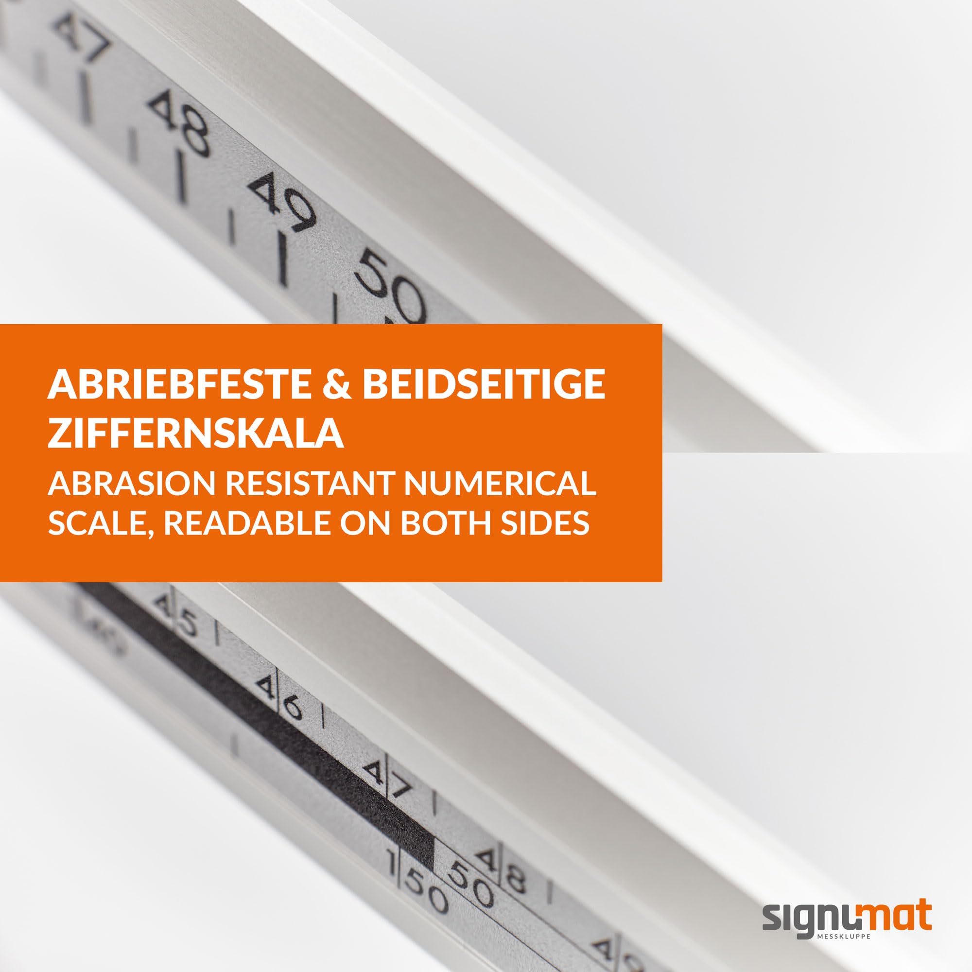 MK-201860 Messkluppe 60 cm – Präzisionswerkzeug für Wertholzvermessung, abriebfeste beidseitige Ziffernskala, ergonomischer Griff aus Aluminium, KWF-geprüft - 60cm