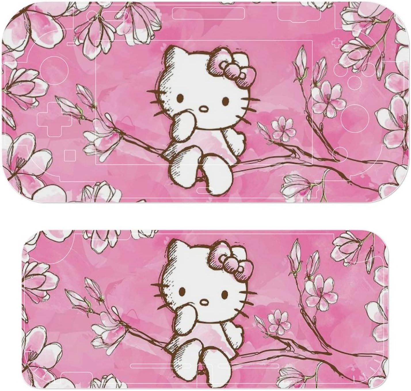 Amazon.co.jp ハローキティ Switch専用 ステッカー Switch/Switch Lite ゲーム機 スキンシール アニメ