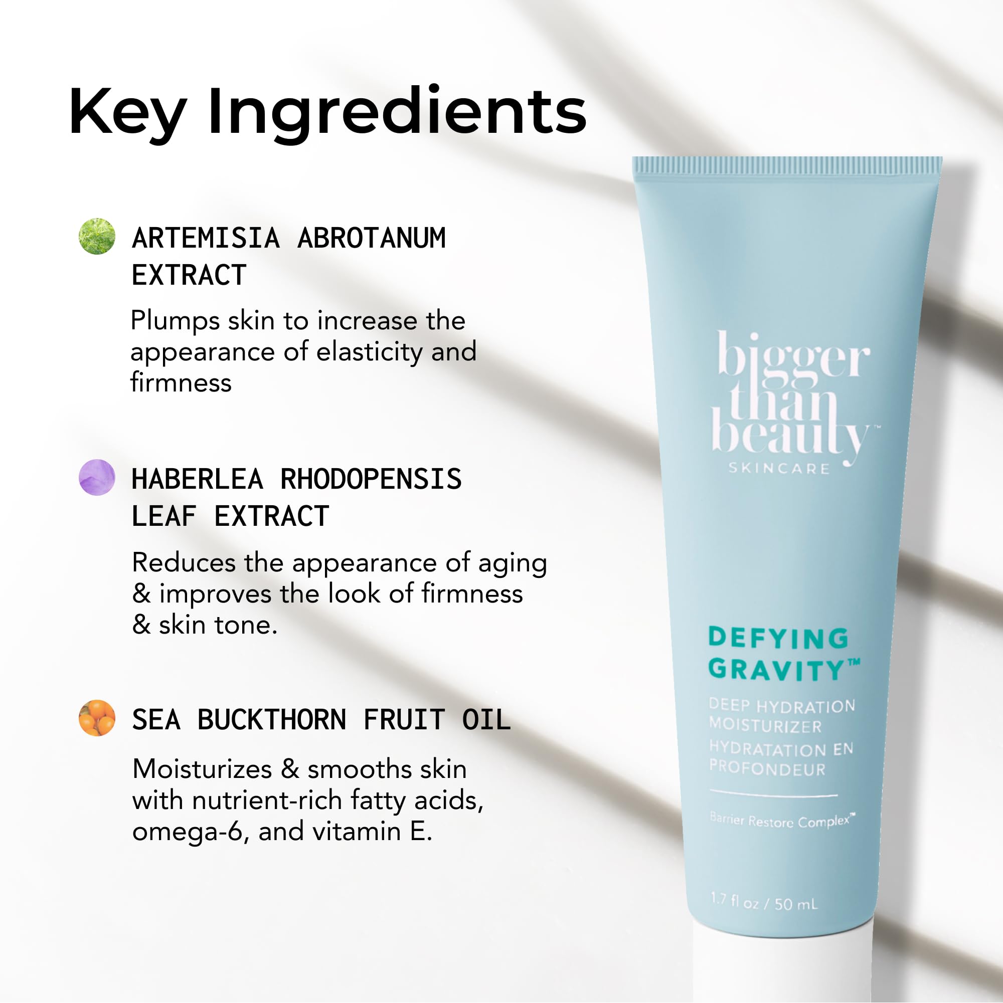 Bigger Than Beauty Defying Gravity Deep Hydration Gel Cream Moisturizer