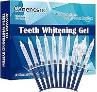Ganencsnc 35% Carbamide Peroxide Teeth Whitening Gel Refills - 10 Pack Gentle on Sensitive Teeth, Professional Home Kit Compatible