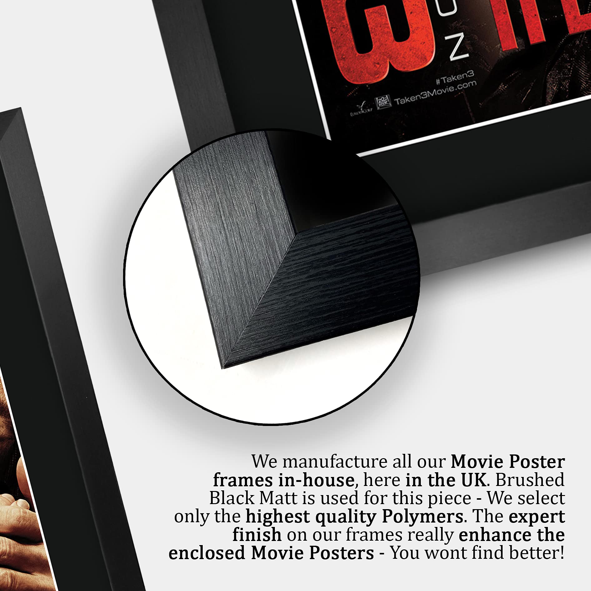 Amazon.com: HWC Trading Taken 3 Liam Neeson 16 x 12 inch Framed