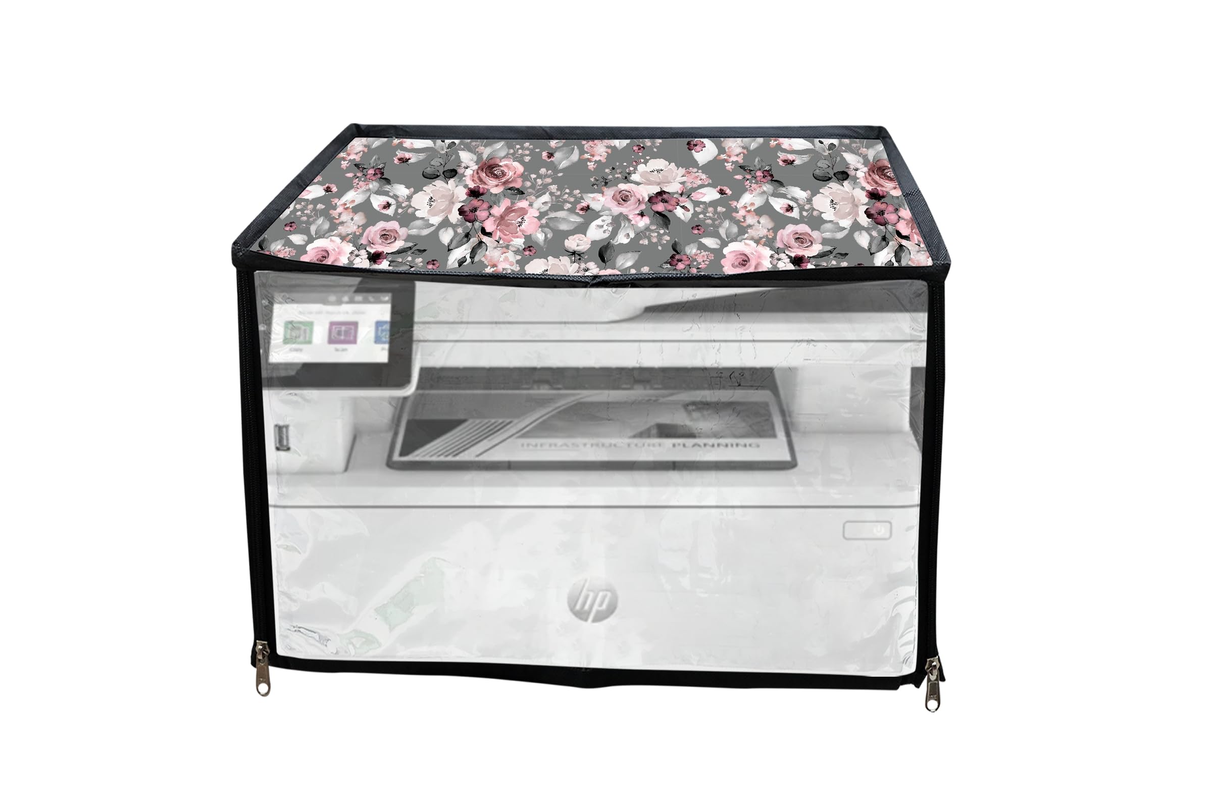 HomeStore-YEP Printer Cover Compatible for HP LaserJet Pro MFP 4104fdw Printer with Zipper for Dust Protection Pink FLower (B0D2WRR5VS) Amazon Price History, Amazon Price Tracker