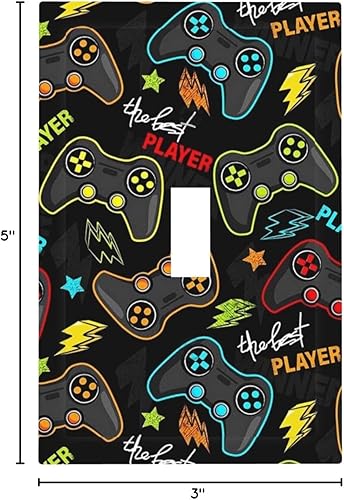 Vista 627 de Placa de pared con interruptor de luz de doble interruptor de pared para niños, diseño de dinosaurio, galaxia, espacio exterior, planeta, nebulosa