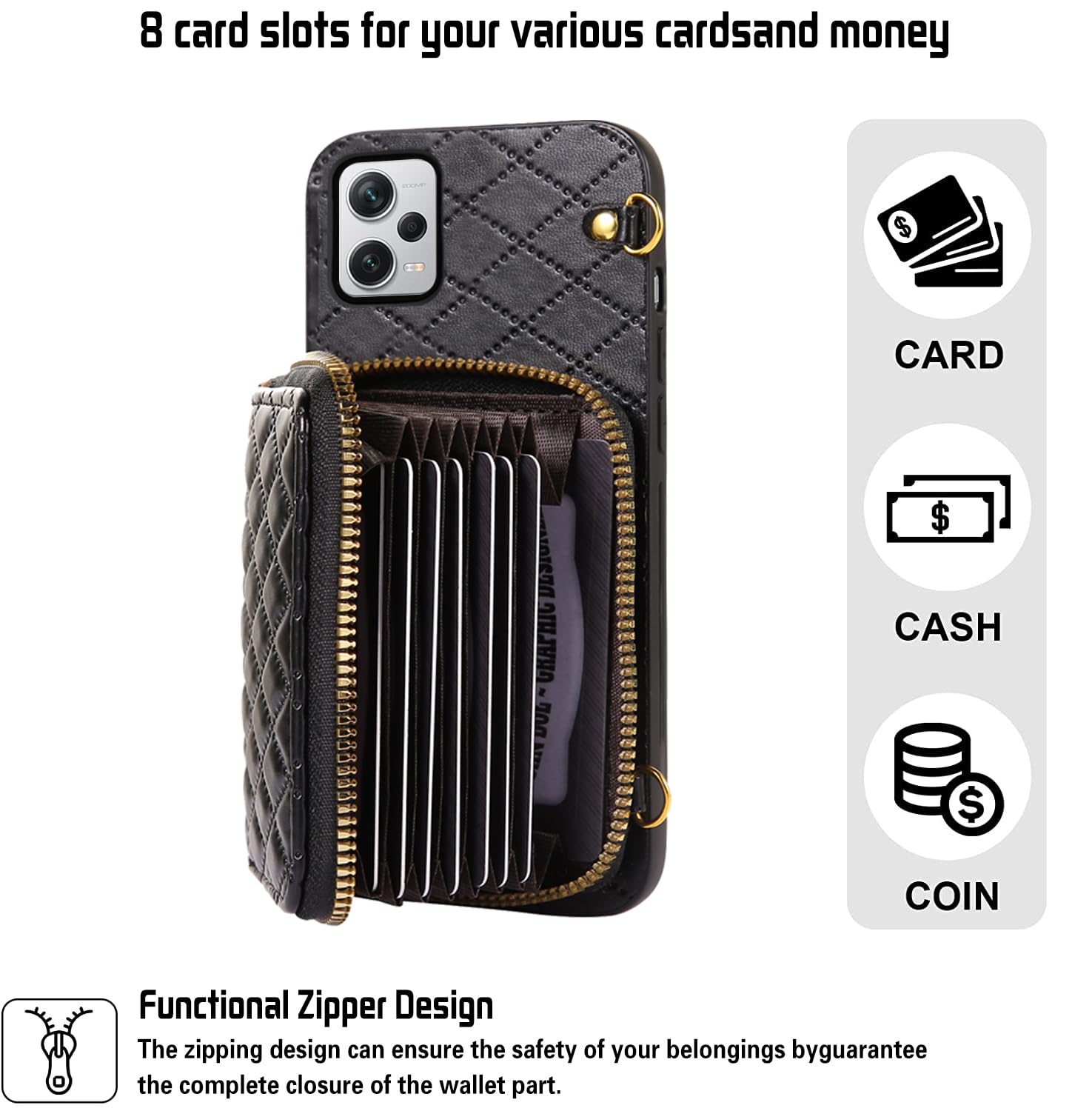 For Xiaomi Redmi Note 14 Pro Plus 13C 5G 11 12 Case Leather Wallet Phone Cover | UK