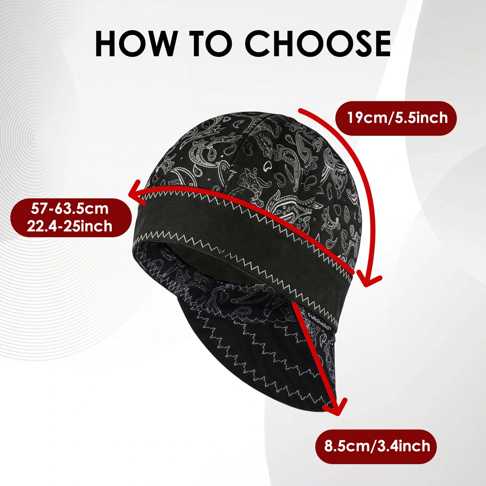 Fullsheild Welding Helmets | Protector y transpirable, cómodo y elegante, forro de casco de cachemira para soldador, electricista, campo petrolero de gas,