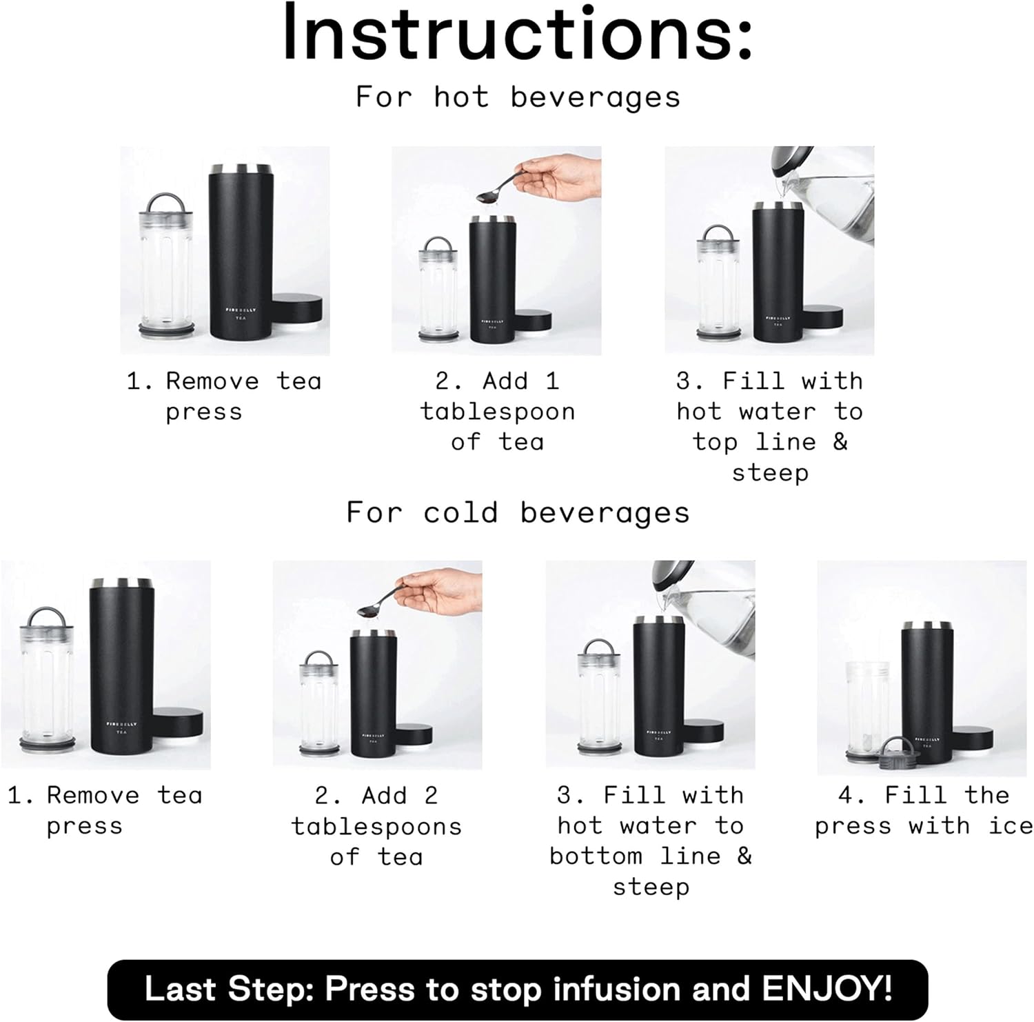 Firebelly Tea, Travel Tea Infuser Mug with Strainer, Insulated Tumbler for Loose Leaf Tea or Coffee, Leakproof Bottle for Hot or Iced Drinks, Stainless Steel Thermos with Lid, Salmon - Image 5