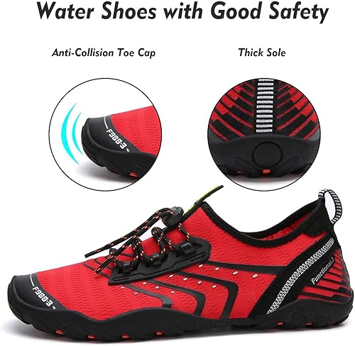 Miniatura 2 de SAGUARO Zapatos deportivos acuáticos unisex de secado rápido para playa piscina mar