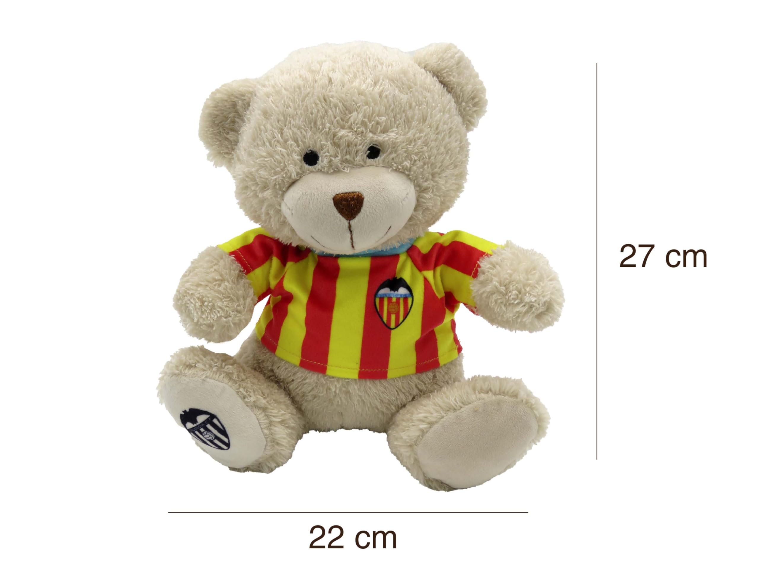 Peluche Ufficiale Valencia CF 30 Cm Con Maglietta Bianca - Mascotte Per Tifosi - Foto 6