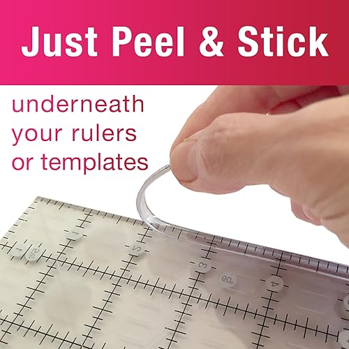 Miniatura 6 de Guidelines4Quilting Kit de actualización de regla de edredón y paquete de tiras de agarre