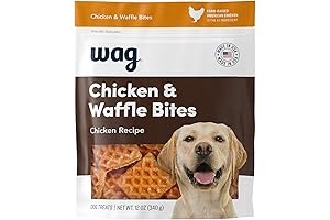 Satisfy Big Dog Cravings: Wag's Chicken and Waffle Dog Treats, A Crunchy...