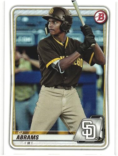 CJ C.J. ABRAMS 2020 Bowman Prospects #BP62 Rookie Card RC San Diego Padres Baseball