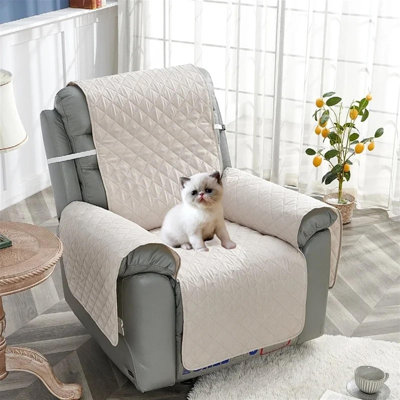 Copertura per poltrona reclinabile, lavabile, antiscivolo, per animali domestici e bambini, protezione universale per divano reclinabile (A6)