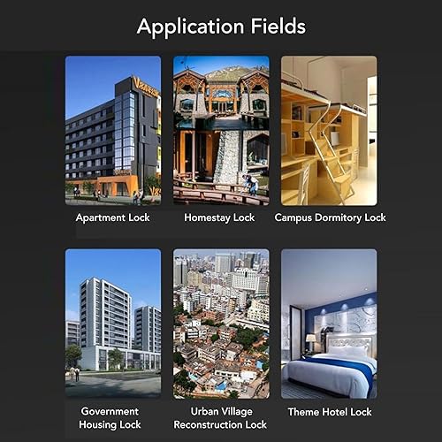 Miniatura 2 de Cerradura de puerta de entrada sin llave, cerradura automática de teclado electrónico con asa, cerradura de seguridad de puerta inteligente
