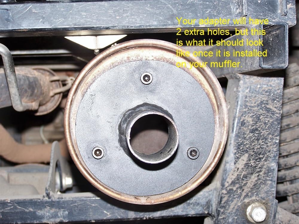 The Silent Rider ATV Silencer BT-1A Yamaha Rhino 700 (08-13) Hisun Axis 500, 700, 750 (round port only)