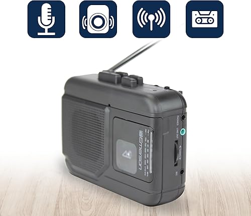 Miniatura 12 de Emerson Reproductor de casetes portátil con salida Bluetooth
