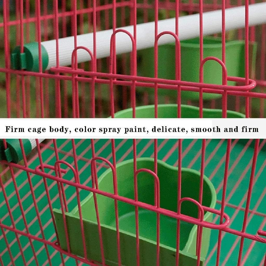Jaulas Profesionales para Pájaros, Suministros para Mascotas, Transportines para Pájaros, Jaulas Decorativas para Jardines, Jaulas para Pájaros Medianos, Jaulas para per,Metallic E