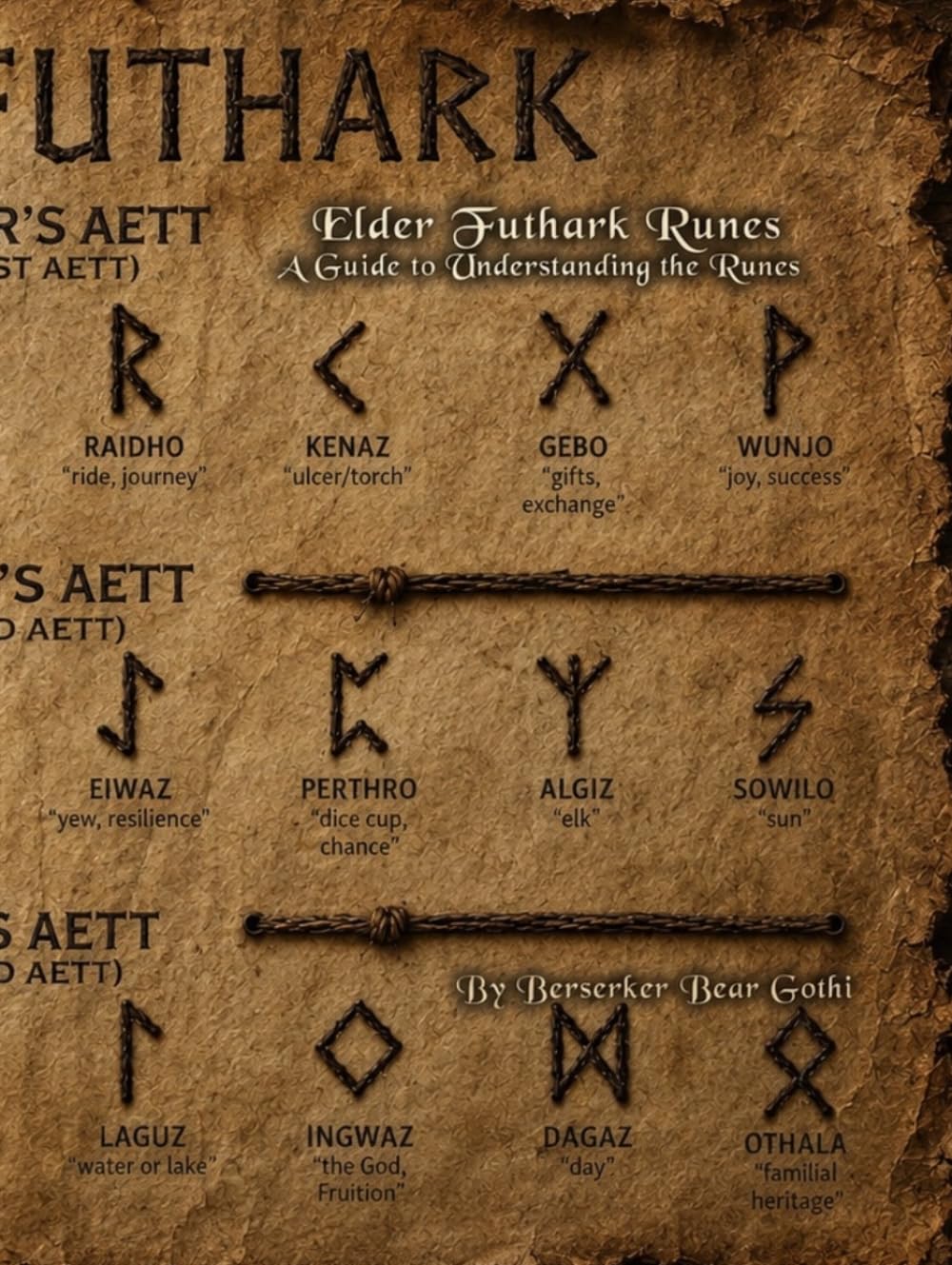 Elder Futhark Runes: A Guide to Understanding the Runes
