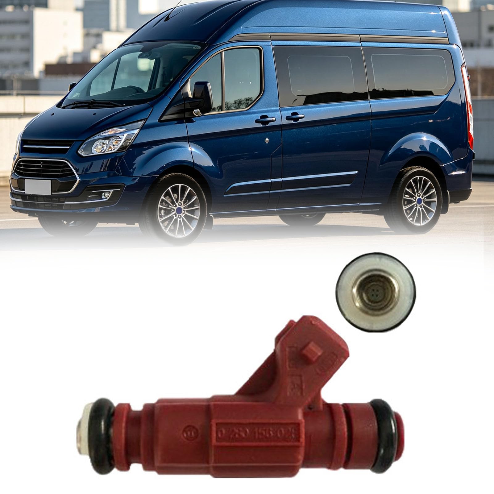 Fafeicy Inyector de, Boquilla Multipuerto de Acero Endurecido de 6 Piezas | Fit Explorer 2001-2003 4.0L V6,0280156028, flujo preciso, juntas tóricas incluidas, reemplazo OE