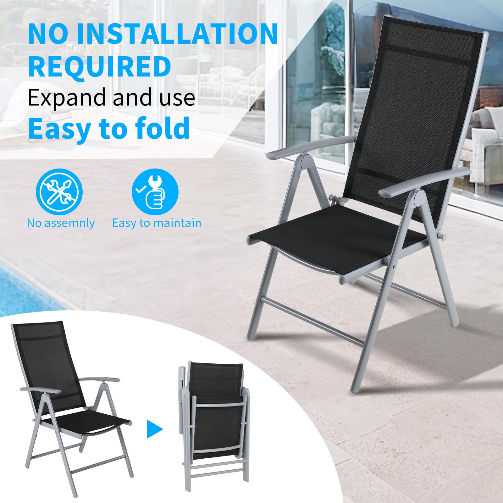 Verstelbare Tuinstoelen - - Tuinstoelen Verstelbare Tuinstoelen - - Tuinstoelen