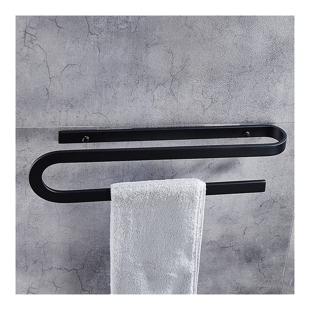 WNJJ Towel Racks, Towel Rack Towel Racks Towel Rail for Bathroom Bathroom Towel Bar Wall Mounted Aluminum Toilet Towel Holder Shelf Storage Rack Holder Fixture Home Gadgets/B-Towel Rack