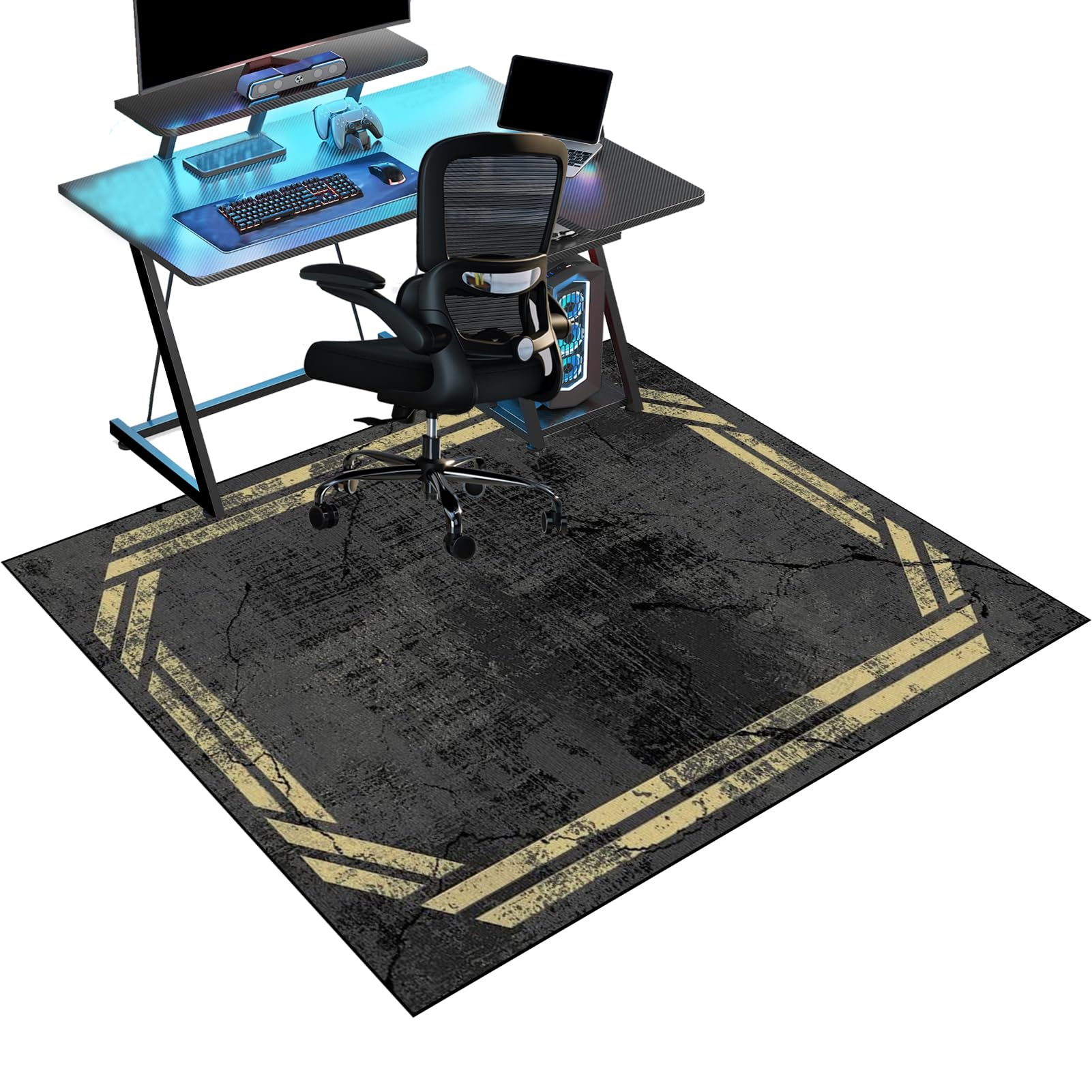 Tapis de chaise de bureau antidérapant pour protéger les sols durs des rayures