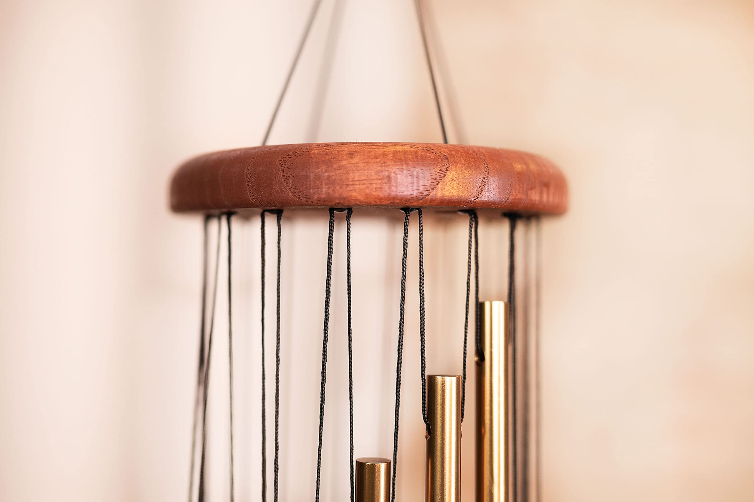 Sonic Energy Spiral Chime – 73 cm, Bronze – Metallisches Windspiel mit 16 Klangstäben – Dekoration für Innen- und Außenbereich (SC29B)