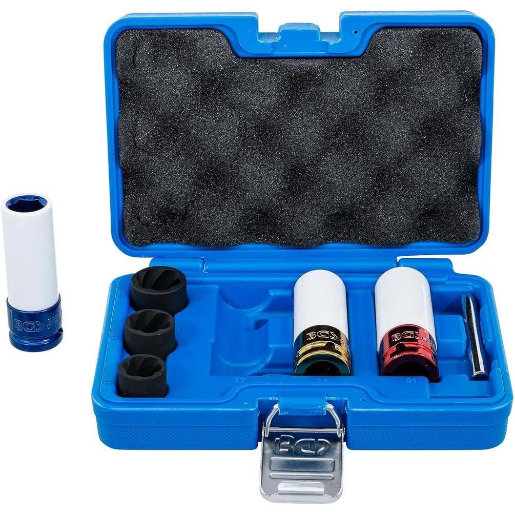 D-Work - Set di boccole a spirale, 12,5 mm (1/2), 17-21 mm, 7 pezzi, resistenti e pratici,