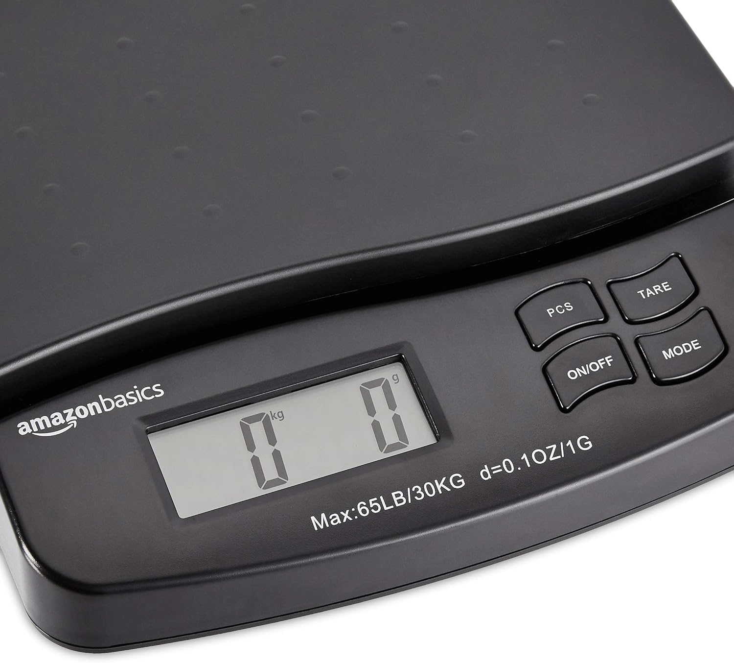  Basics Digital Postal Table Top Scale - AC Adapter, Counting Function, 65 Pound Capacity, 0.1 Ounce Readability : Office Products