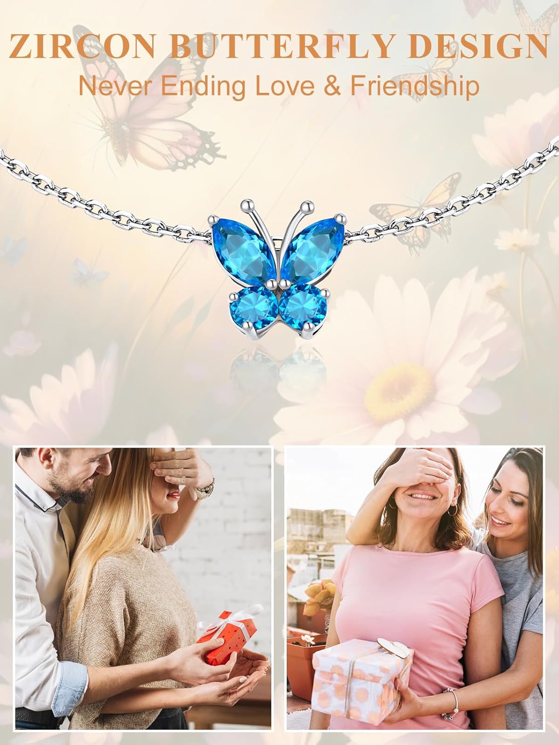 Custom4U Personalized Infinity Ankle Bracelets for Women 925 Sterling Silver Anklet Bracelet Endless Love Symbol Birthstone Charm Adjustable Foot Chain Jewelry Mothers Day Gifts for Mom Wife Women Her - Image 6