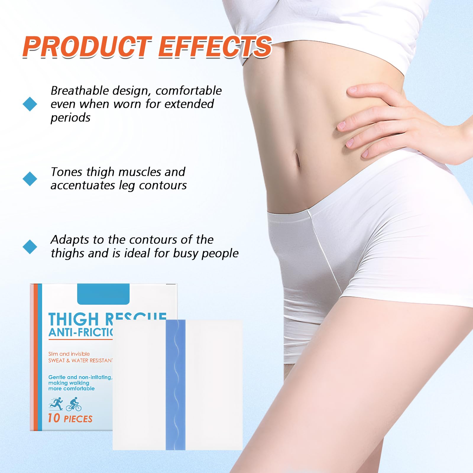 30 Piezas Antirozaduras Muslos Invisible Thigh Lift Tape Pegatinas Invisibles Parche De Sujeción Del Muslo Cintas Transparentes Para Levantamiento De Muslos Resultados Instantáneos Moldean Las Piernas
