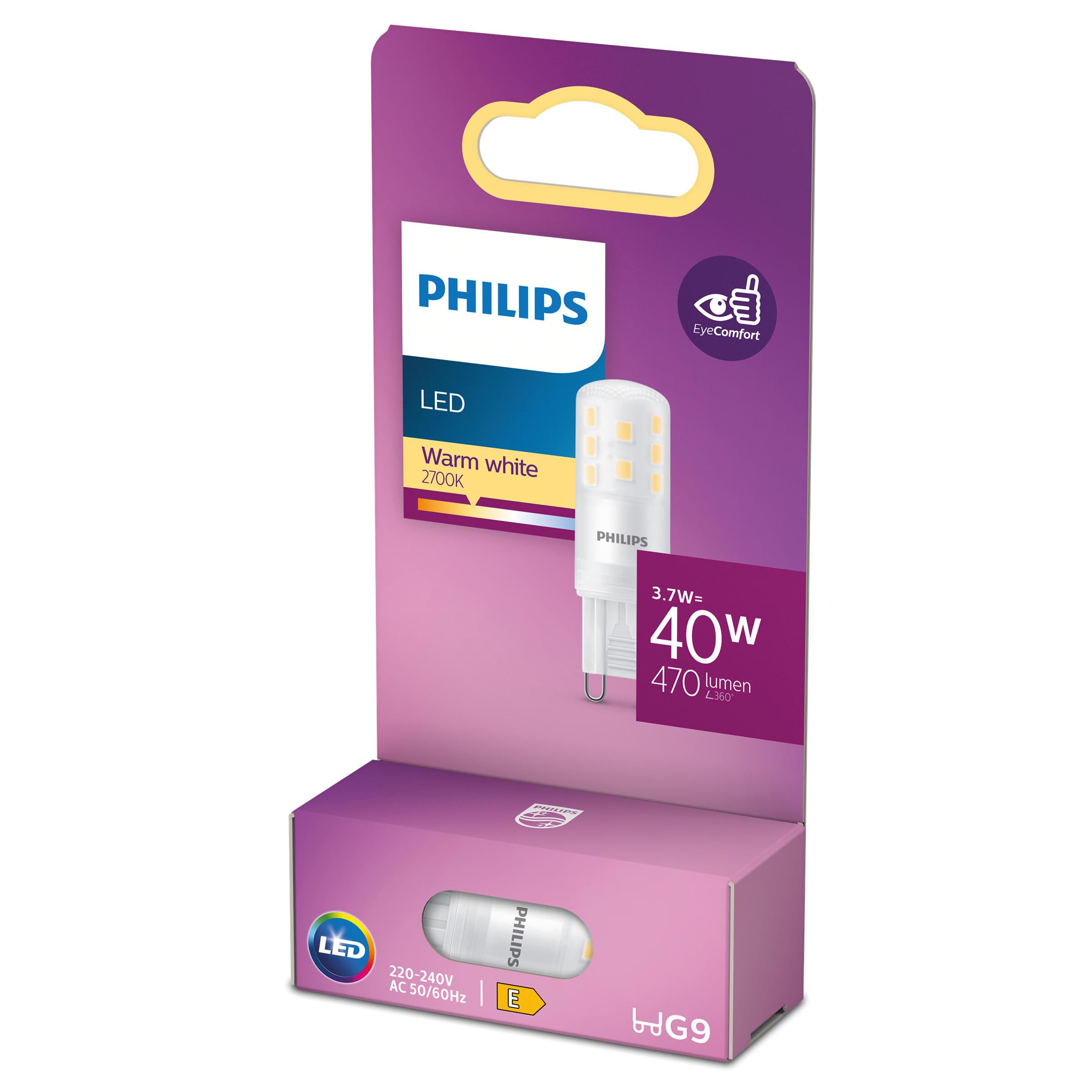 Philips Lighting Ampoules LED 40W G9 WW RF ND SRT6