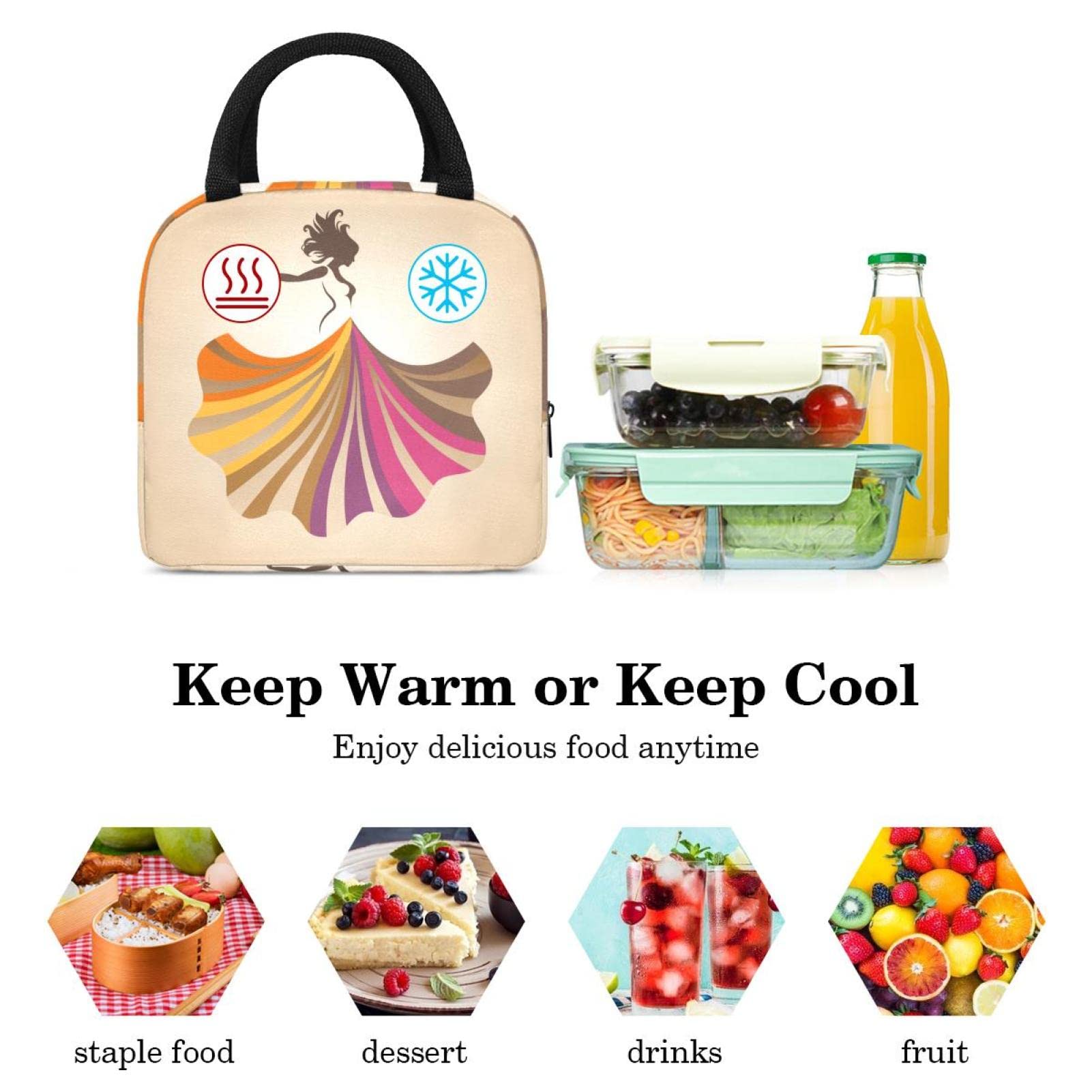 Borse Da Lavoro Donna Per Hafmall 9L Borsa Termica Porta Pranzo Piccola Borsa Con Porta Pranzo