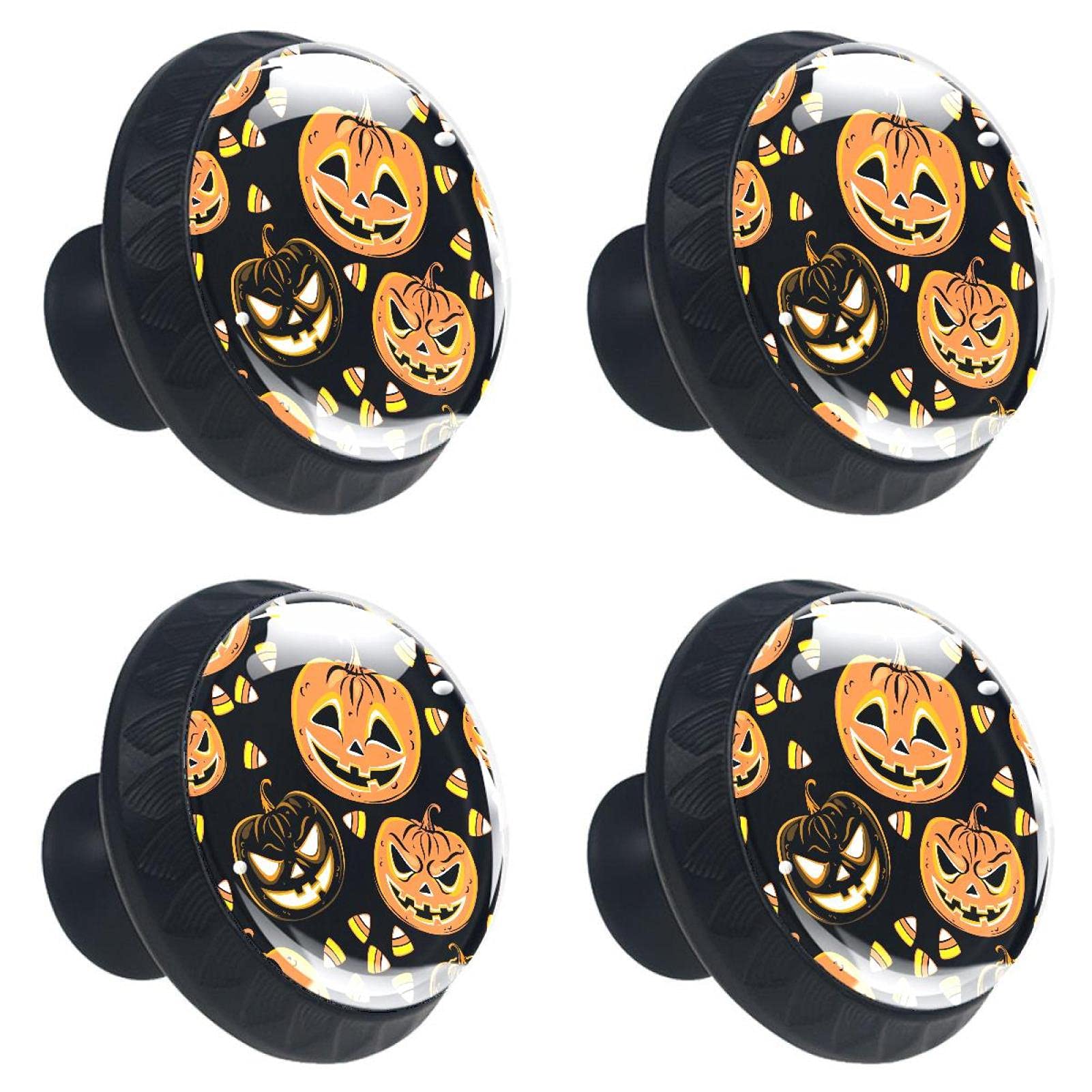 Boutons de meuble citrouille pour créer une ambiance Halloween chaleureuse