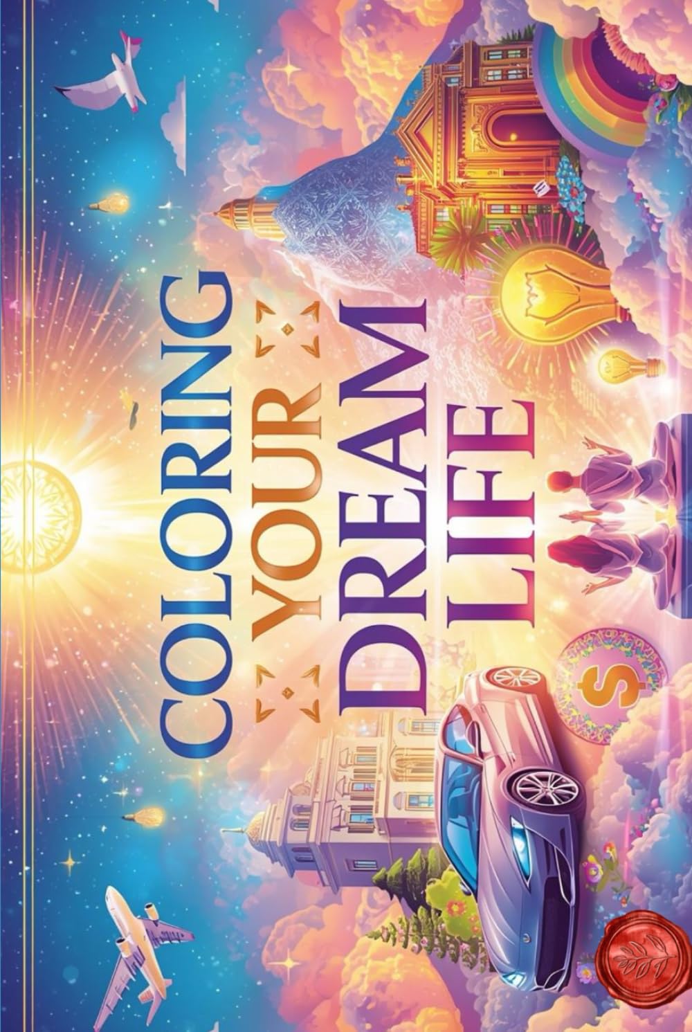 Coloring Book: Manifest Your Dreams,: Manifest Your Dreams, Abundance & Inner Peace: Coloring your Dream Life