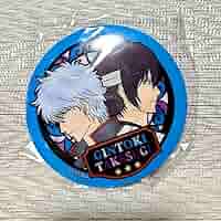 銀魂 坂田銀時 高杉晋助 銀時&高杉 ステンドグラス風 スタンドCANバッジ 銀魂 坂田銀時 高杉晋助 銀時&高杉 ステンドグラス風 スタンドCAN