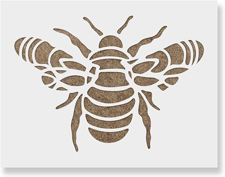Mandala Bumble Bee Stencil - Bumble Stencil, Flowers, Gardening, Garden, Bees