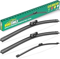 Vista 34 de Juego de hojas de repuesto para limpiaparabrisas delantero y trasero de 24, 20, 11 pulgadas, calidad prémium, para todo tipo de clima, calidad