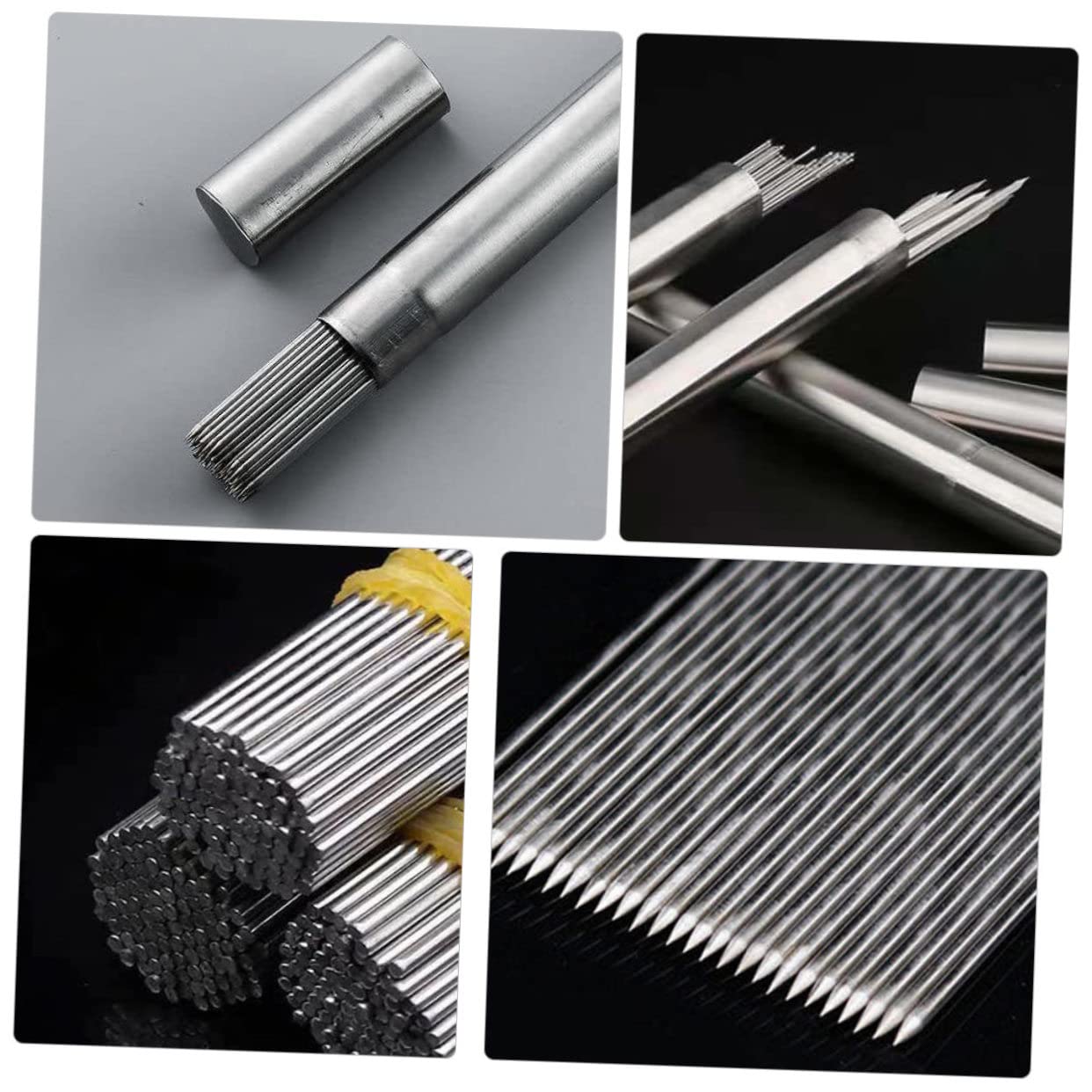 YARNOW Spiedini Barbecue in Acciaio Inox 304 Rotondi Resistenti, Bastoncini Riutilizzabili per Grigliate e Picnic All’aperto, Confezione da 100 Pezzi, Alta Resistenza a Calore