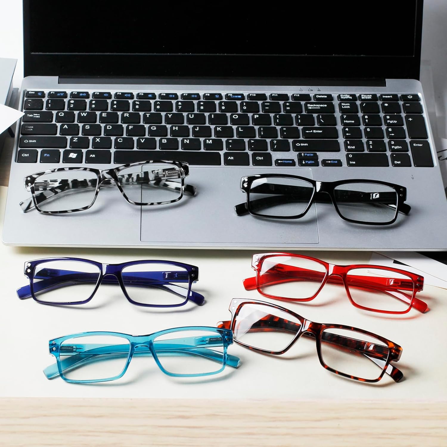 NORPERWIS Reading Glasses 6 Pairs Quality Readers Spring Hinge Glasses for Reading for Men and Women (6 Pack Mix Color -3, 0.50) - Image 8