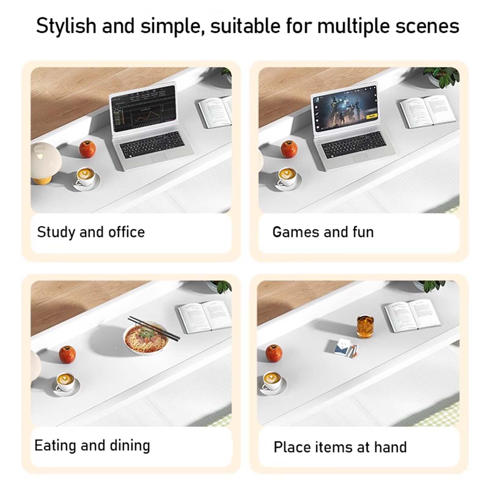 Tavolo Servitore con Ruote,in Piedi Vassoio per Alimenti Scrivania Medico Alimenti Scrivania Tavolo Medico con Rotelle per Computer Regolabile in Altezza Letto(Color:Black)