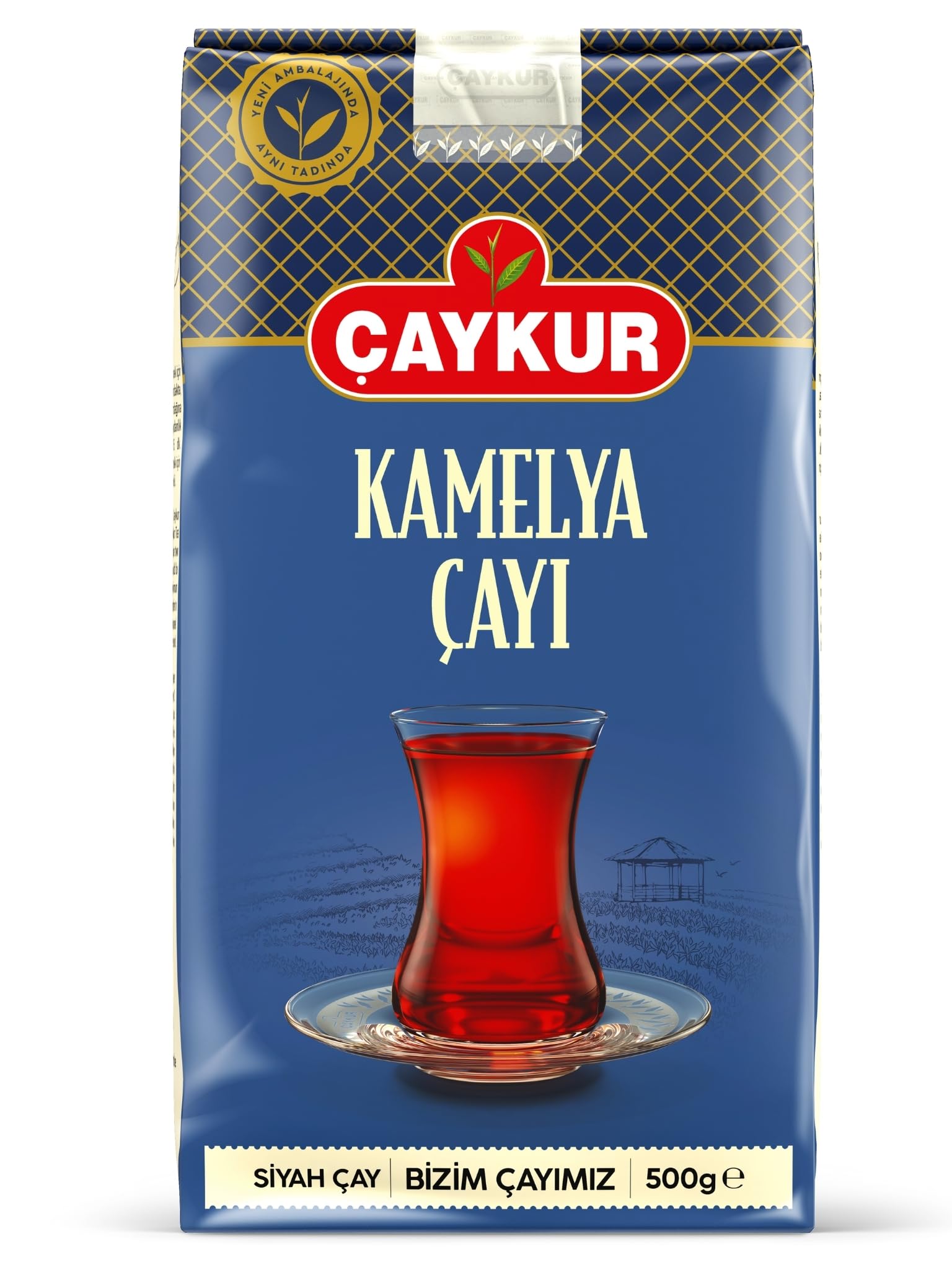 ÇAYKUR Kamelya Black Tea, Smooth & Light Flavor, Loose Leaf, Soft & Balanced Taste, Ideal for Daily Tea Drinking 500gr / 17.6 Oz