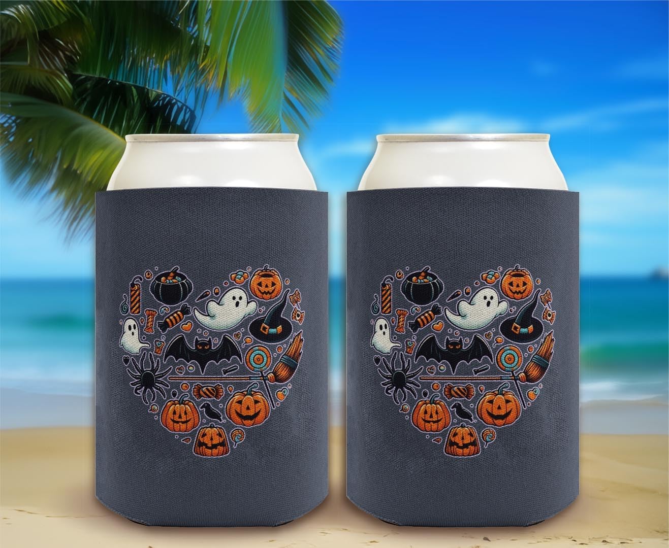 Halloween Drink Cooler Halloween Heart 24-Pack Can Drink Thermocoolers