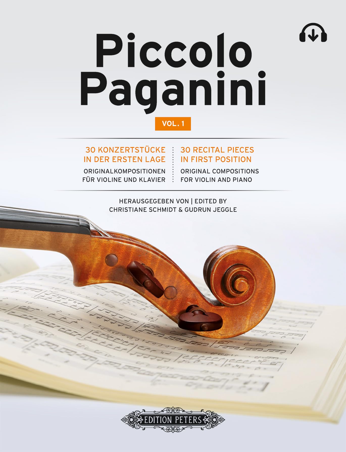 Piccolo Paganini Vol. 1 Violon CD idéal pour la pratique musicale à la maison