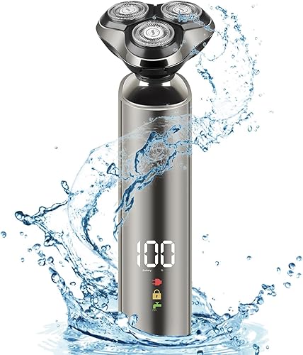 Miniatura 9 de Portable Electric Shaver, Pocket Size Mini Electric Razor, Washable Electric Trimmer, Electric Shaver with LED Display Screen, USB Rechargeable