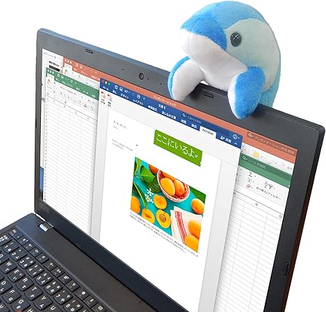 Amazon Co Jp Aqua ぬいぐるみ ここにいるよ イルカ ノートパソコンのモニターに乗っかるぬいぐるみ おもちゃ Amazon Co Jp Aqua ぬいぐるみ ここにいるよ イルカ ノートパソコンのモニターに乗っかるぬいぐるみ おもちゃ