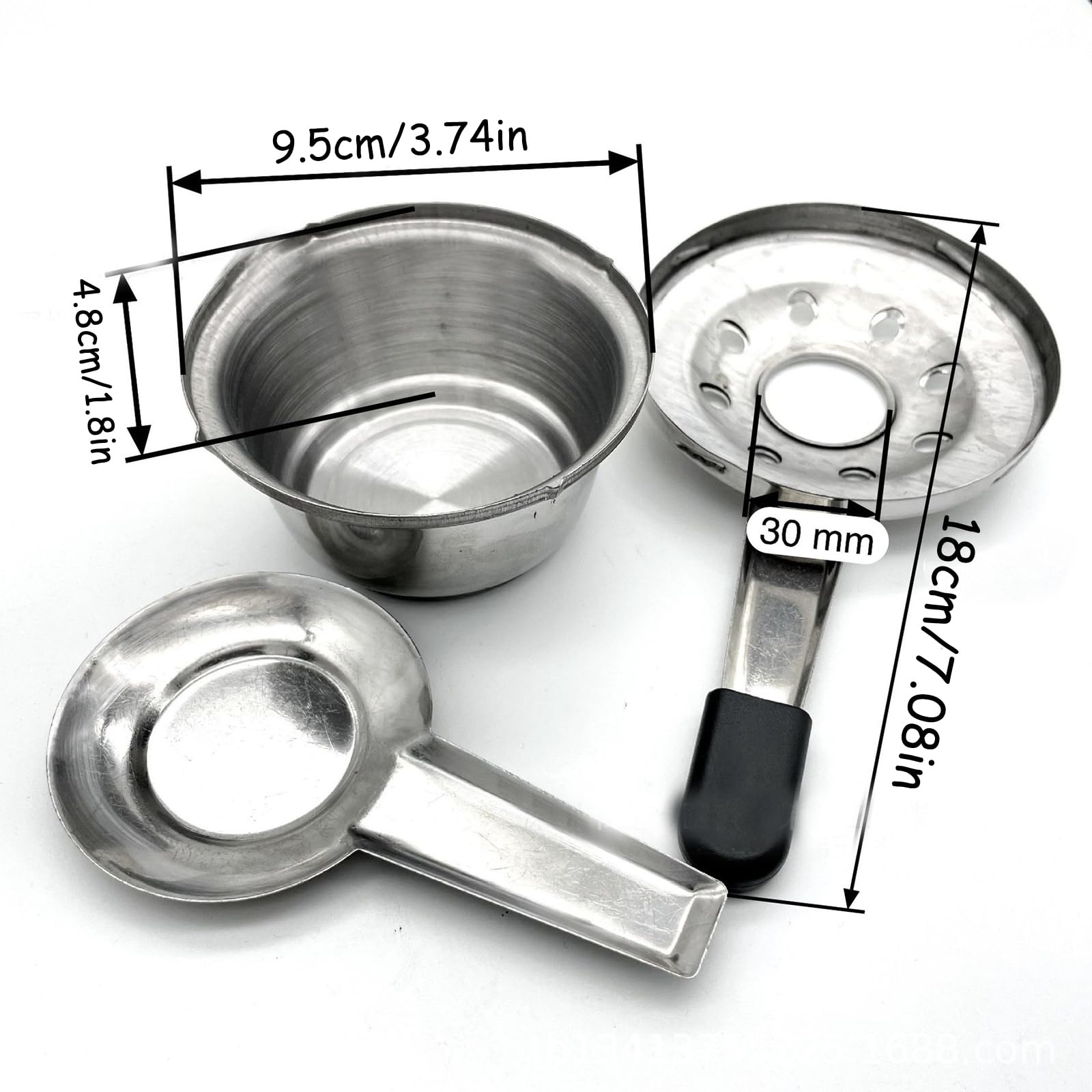 Brûleur à Alcool Vastsea - 2 Pièces Pour Fondue, Camping Ou Café Chaud