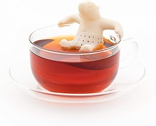 カロラータ アニマル 茶こし (ホッキョクグマ) シリコン 動物 ティーストレーナー [食洗機可能] ティーインフューザー 約7.1×6.2×5cm