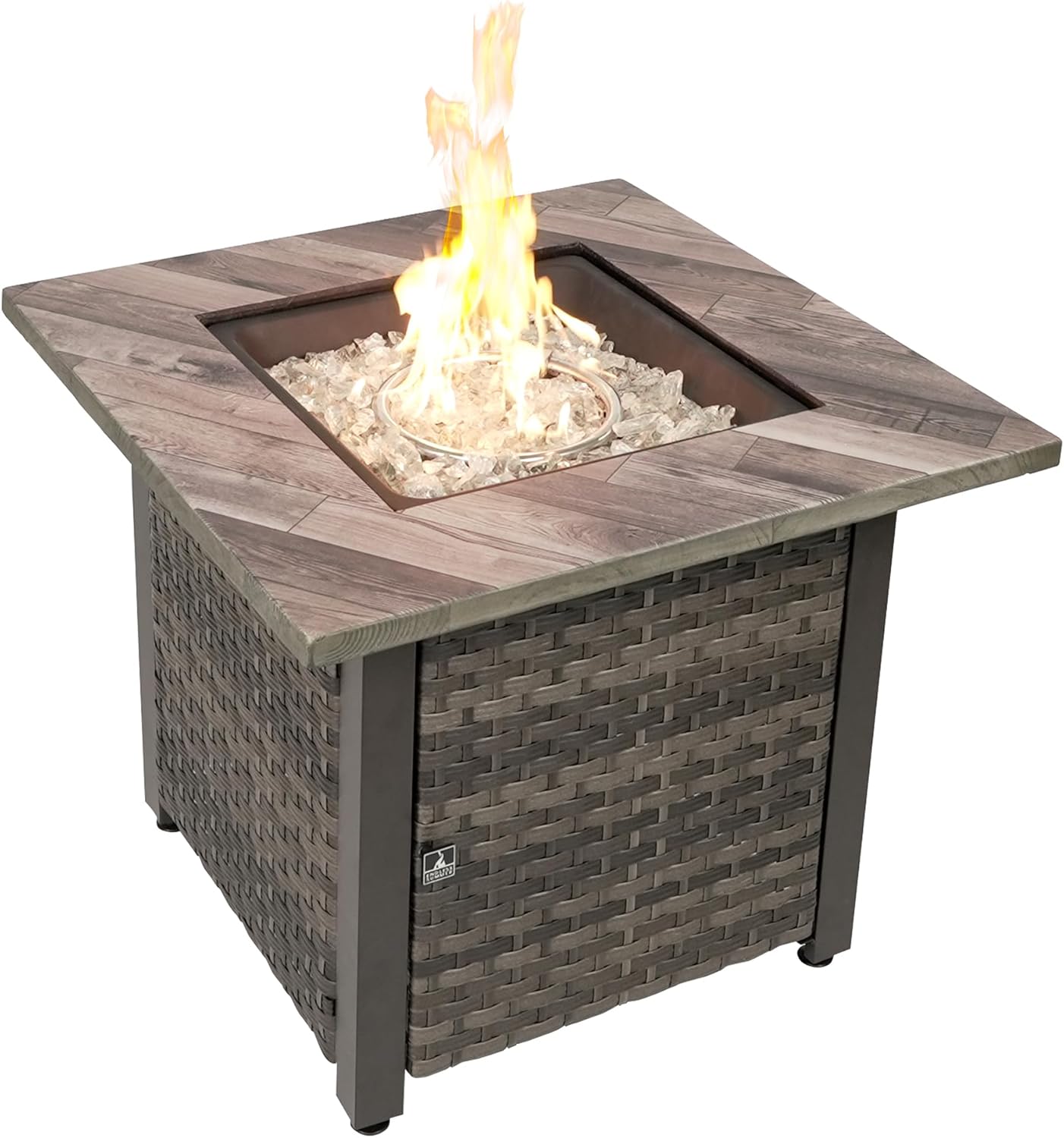 Endless Summer - The Quinn 30 Inch Square Gas Fire Table