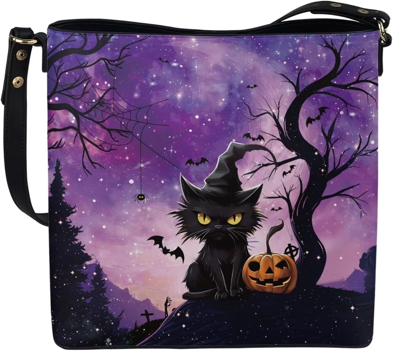 Large Bucket Bag for Women Zipper Compartment Pocket Waterproof Crossbody Bag Comfortable Handbag Trip